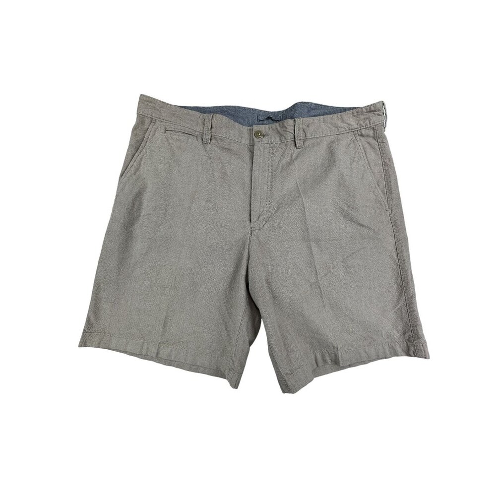 L.L. Bean Standard Fit Shorts Men's 40W Khaki 100% Cotton 286397
